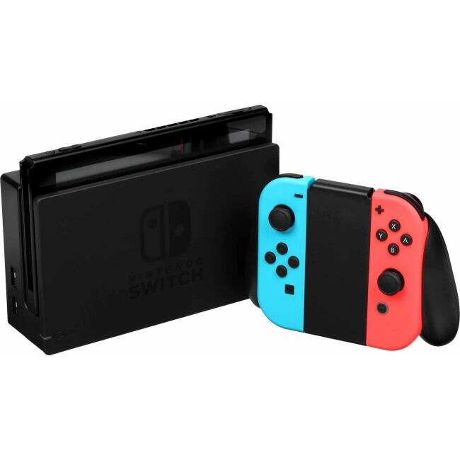 HAD-S-KABAH Nintendo Игровые приставки/ Nintendo Switch - Neon Blue + Neon Red Joy-Con