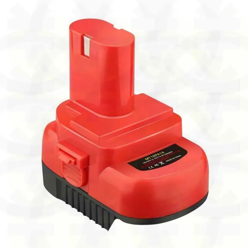 Адаптер MT18PA14 для аккумуляторов Makita 18V, понижающий до 12V/14.4V для Ni MH инструментов / совместим с BL1840, BL1850 ABS .