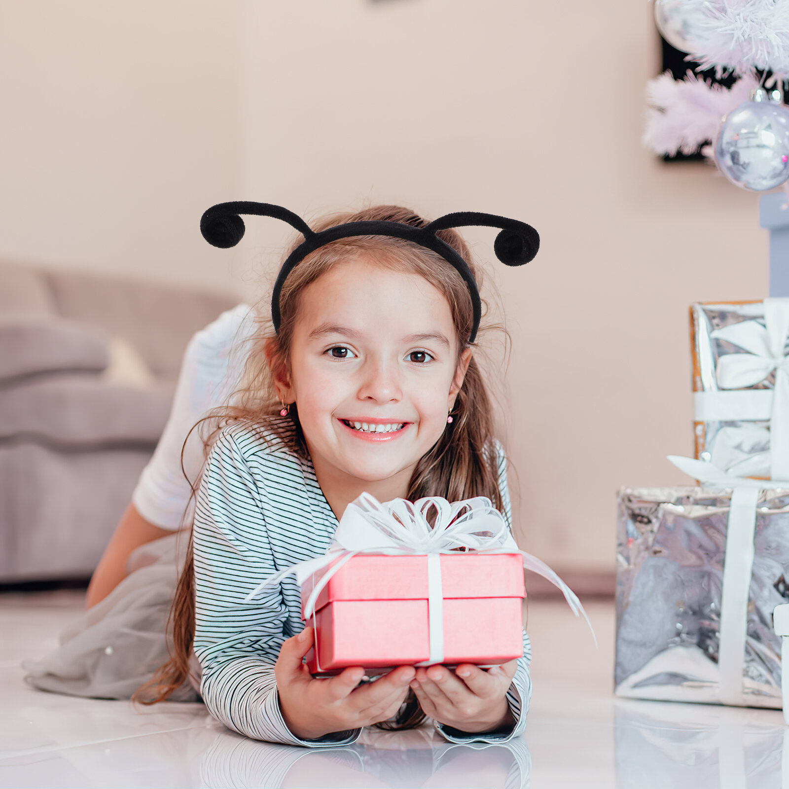 2 Штуки Набор Косплей Волос Accessories Антенна Головной Банданы Хэллоуин Головные Уборы 26.00X16.00X1.00Cm