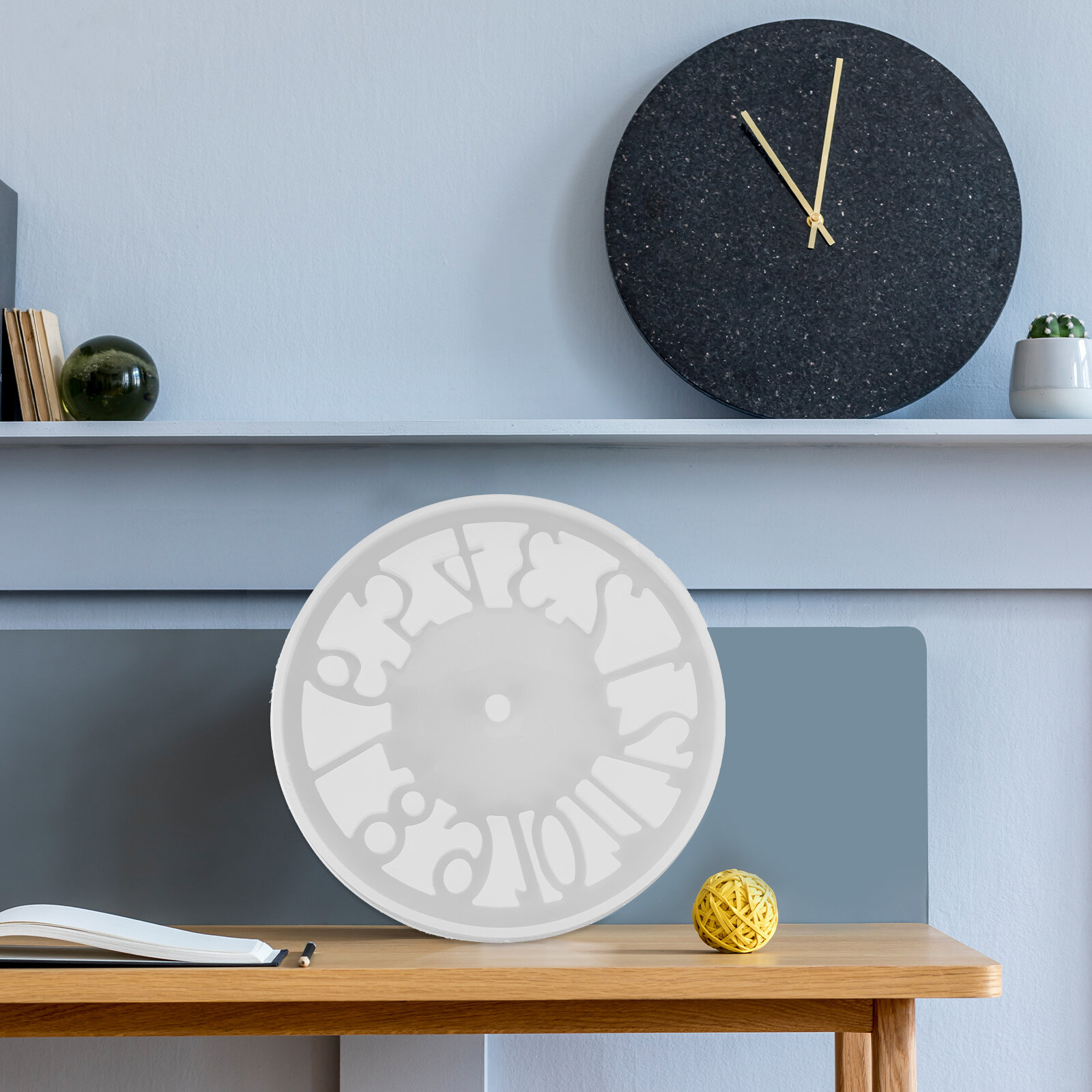 Силиконовая Форма Для Часов DIY 1 Шт Форма Для Литья Настенных Часов Орнамент Для Дома 15.5x15.5cm