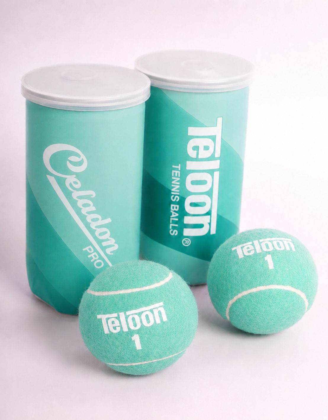 Зеленые мячи (2шт) для большого тенниса, Celadon PRO