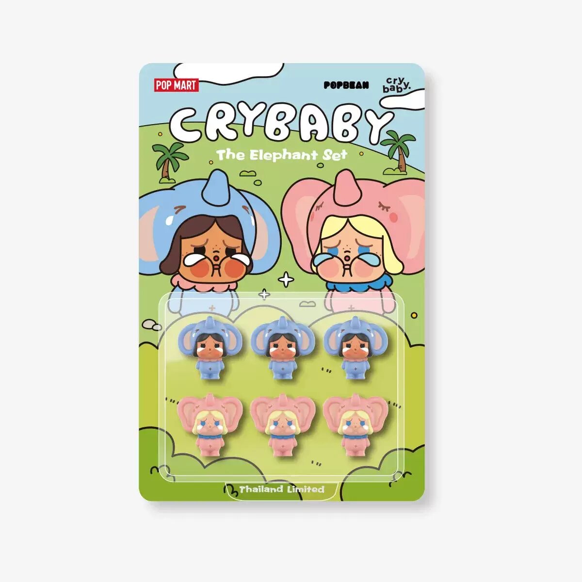 POP MART CRYBABY Набор брелоков-карточек Мэнли, 1 комплект для коллекционирования, мультяшный подарок