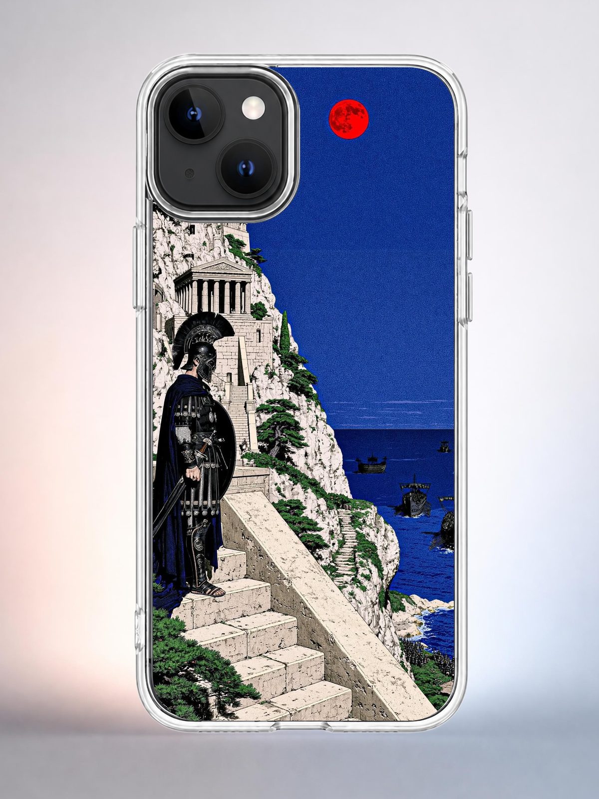Чехол iphone 12 Воин на Y2K Indie Sleaze