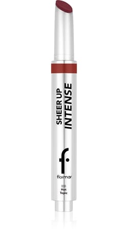 Губная помада Flormar Sheer Up Intense Lipstick, оттенок 008 Hot Topic, 1,9 г