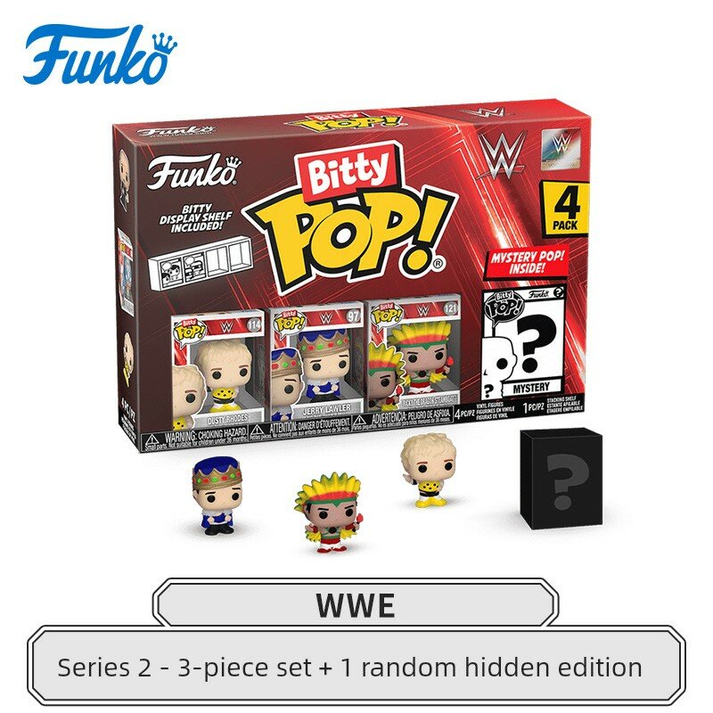Funko Pop! WWE 4-шт. слепая коробка #2 с персонажами Титана и Стоуна Кулда - коллекционный подарочный набор