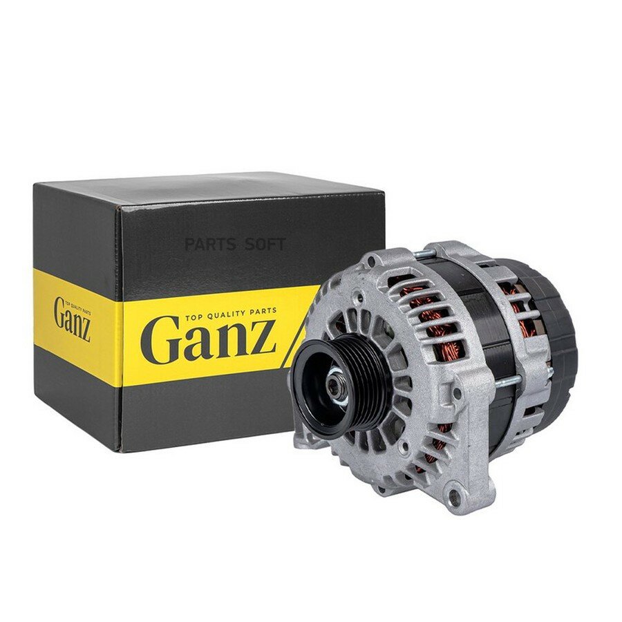 Генератор (12v/120a) chevrolet captiva/opel antara mot.3,2l от официального дистрибьютора, GANZ, артикул GIP13047