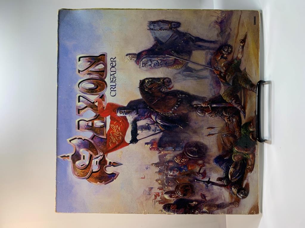 Saxon - Crusader (1LP Carrere, Германия 1984, VG/EX)