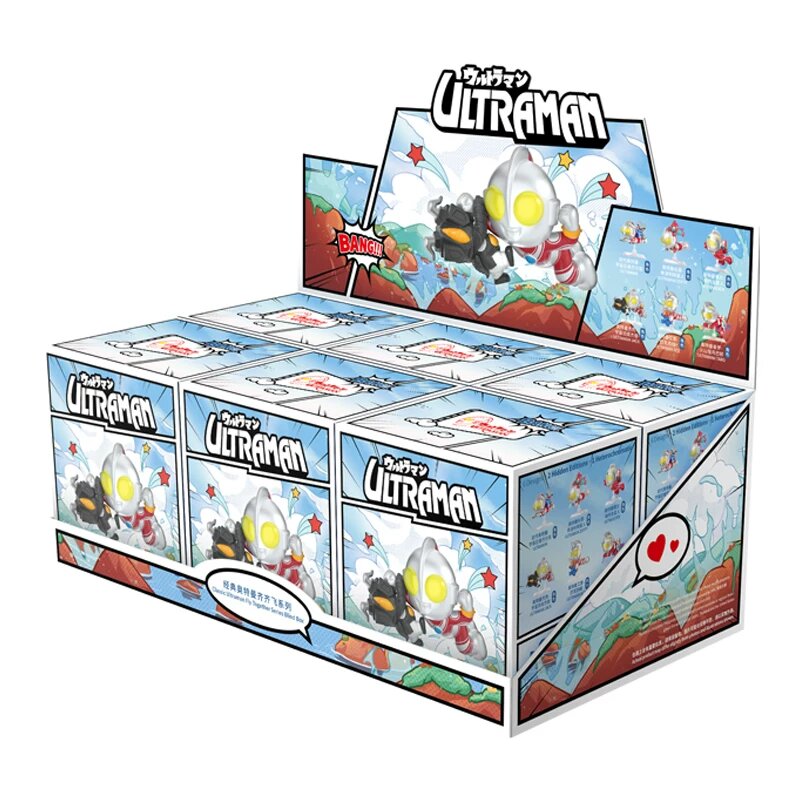 ZQF Ultraman Seriya Blind Box 6-Shtuk - Ofitsial'nyy Nagruzka, Originnyy Dizayn