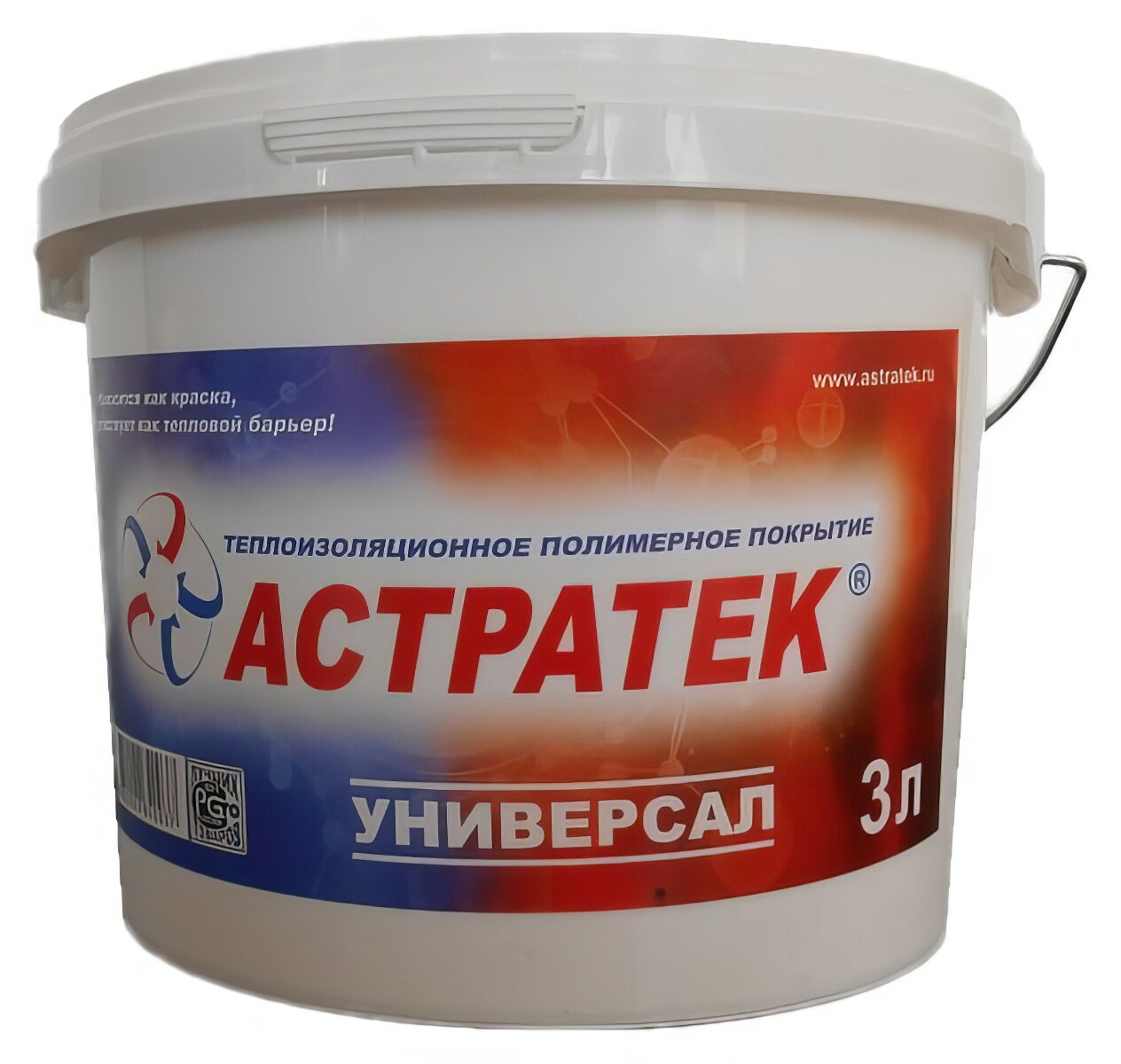 Жидкая теплоизоляция Астратек ТПП Универсал 3л 4620002840037