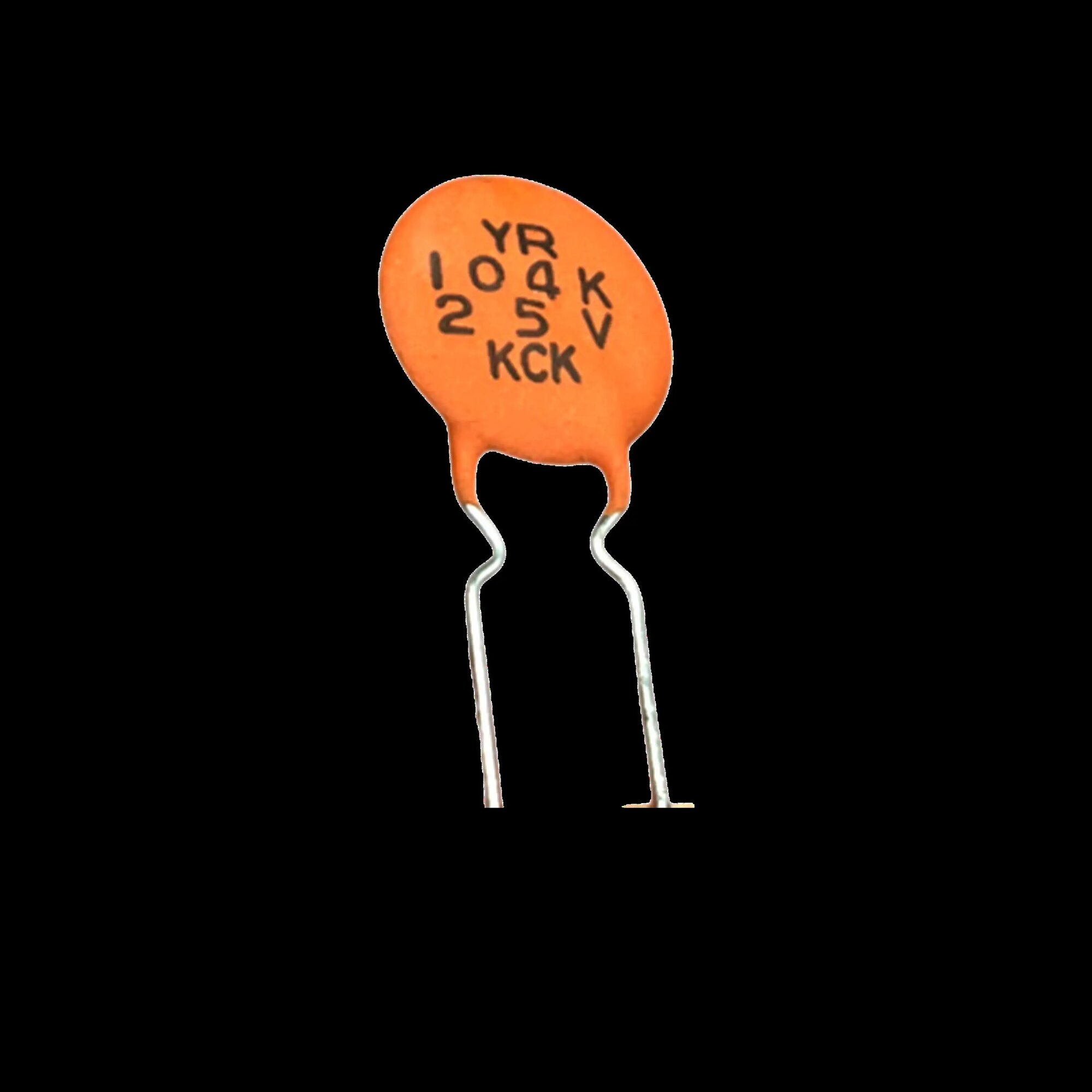 KCK YR 104 100nf 0.1uf 25v guitar BASS fever audio ceramic film capacitor 1шт цена