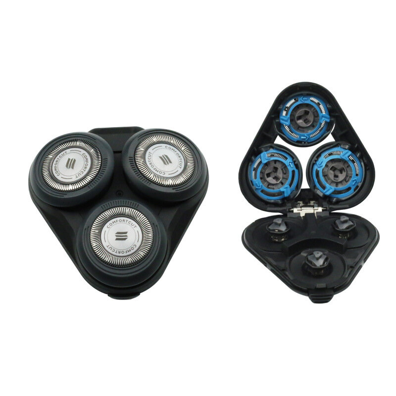 Замена Головки Бритвы Для Philips Series 5000 S5351 S5420 S5079 S5050 Запасное Лезвие Черного Цвета