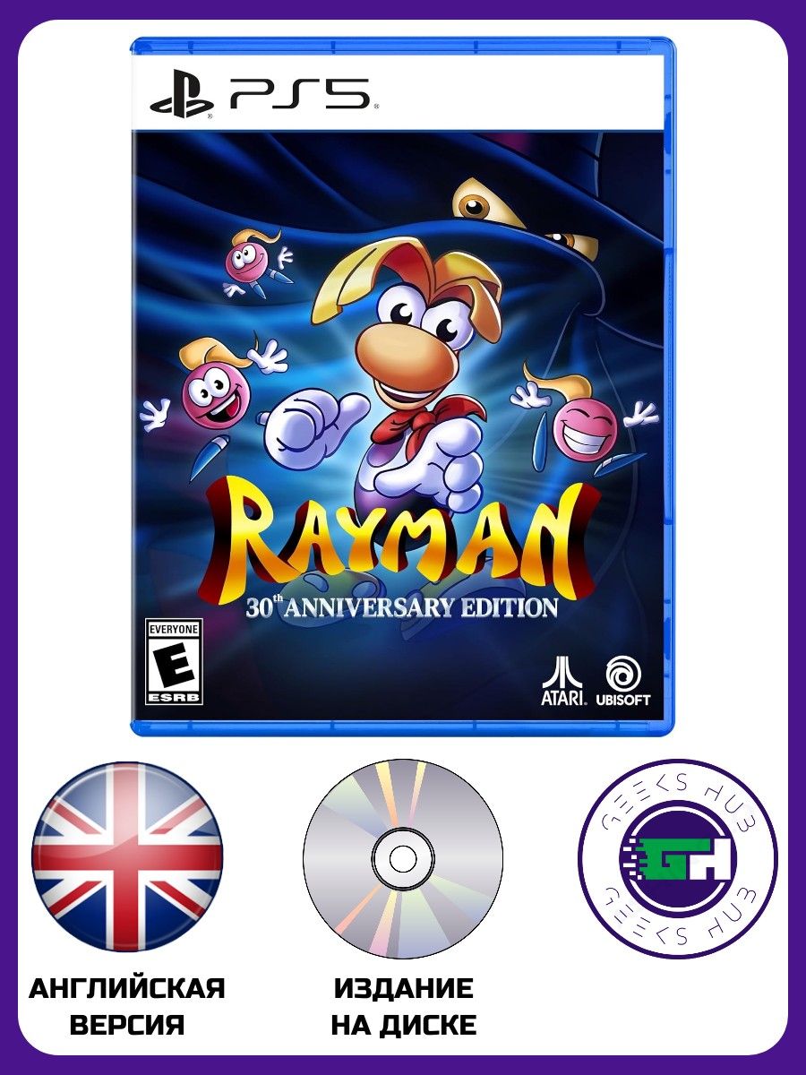Видеоигра Rayman 30th Anniversary Edition для PlayStatin 5, Blu-Ray, английская версия