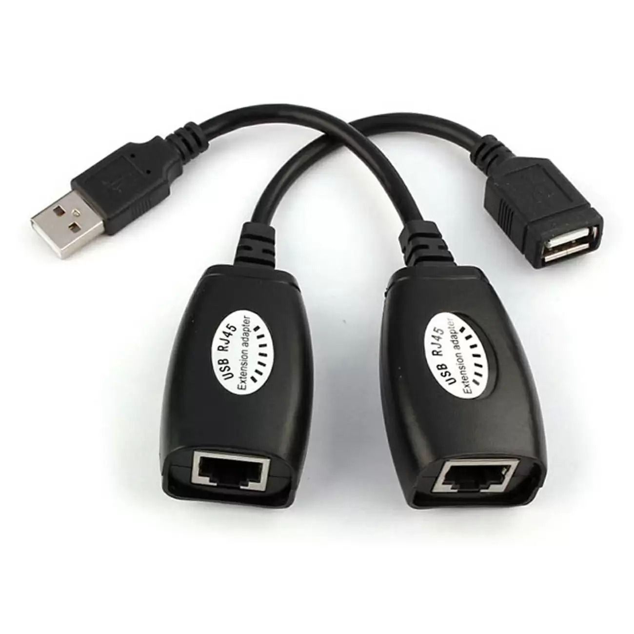 Удлинитель Rexant, USB по витой паре RJ-45 (8P-8C) 18-1176