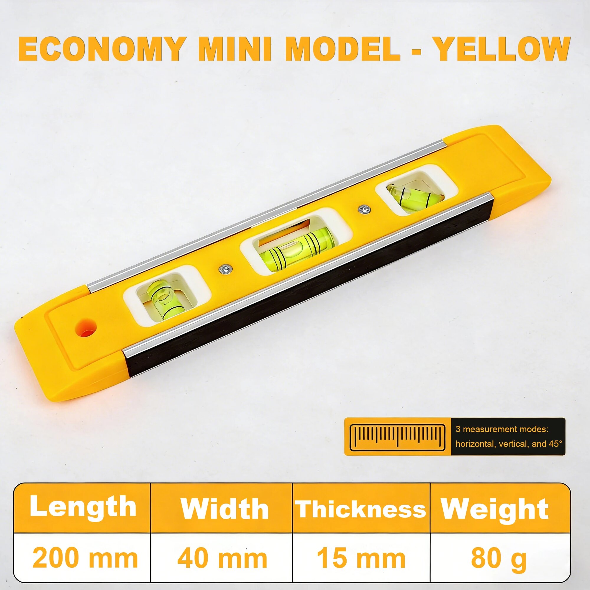 Магнитный уровень Deli 1Pcs 230mm
