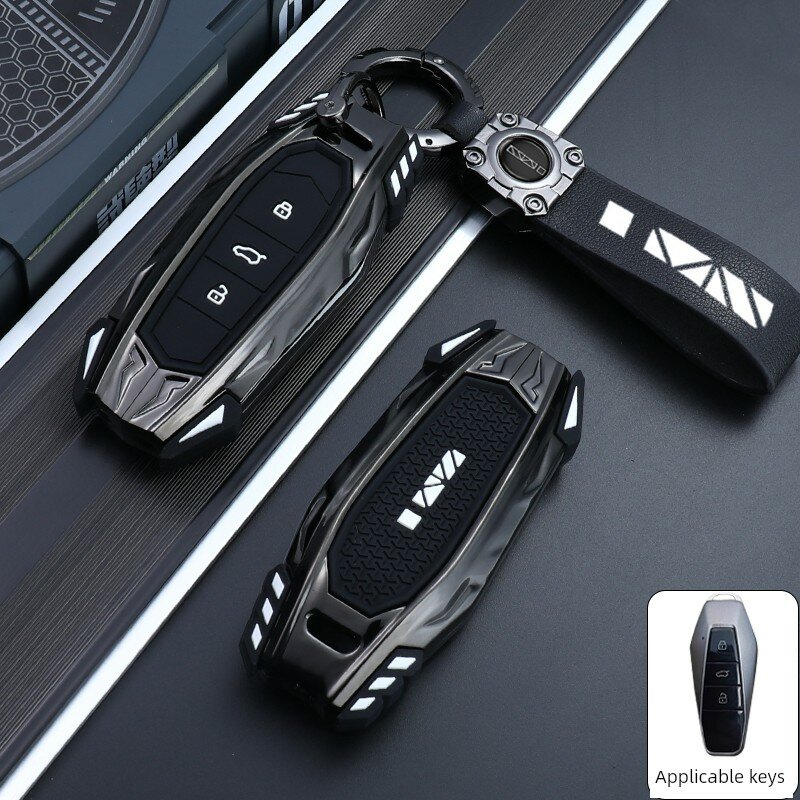 Защитный чехол для ключа Chery iCar 03 2024 года с звездным логотипом и ремешком, цвет Звездный Пистолет - аксессуар