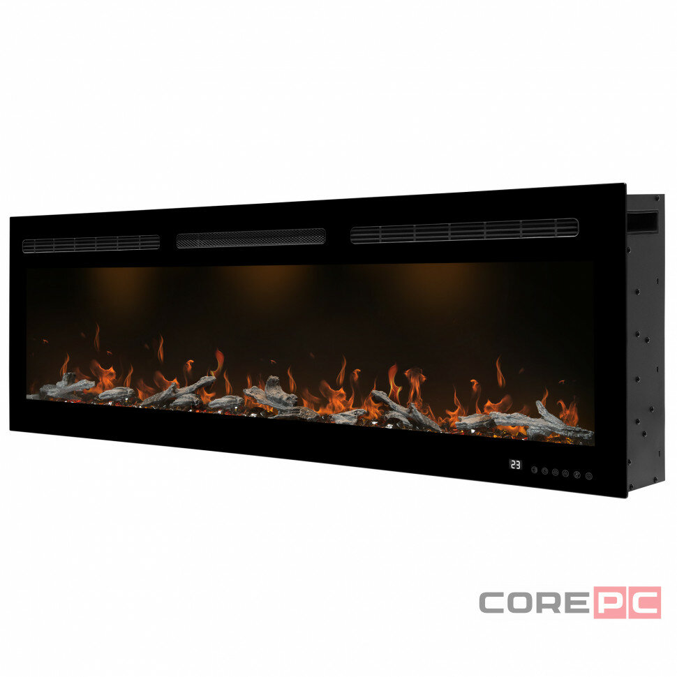 Очаг электрический Royal Thermo Allira RTFP/W-AL60LS, черный, 15.1х152.4х45 см