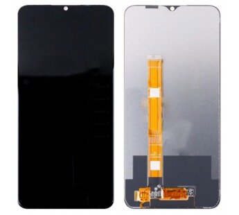Дисплей для Realme C25/OPPO A16 (RMX3191/CPH2269) в сборе Черный - OR100 + набор инструментов и клей