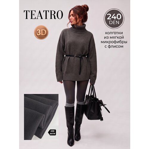 фото Колготки teatro, 240 den, размер 5, графит