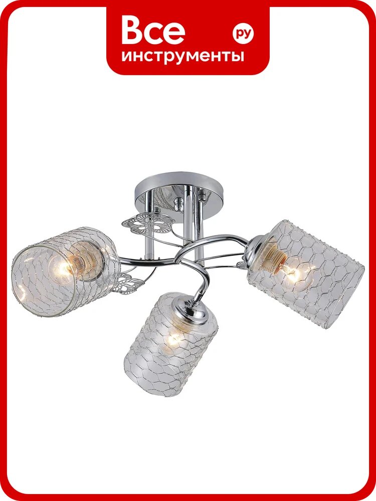 Потолочный светильник ESCADA E27*40W Chrome 1113/3PL