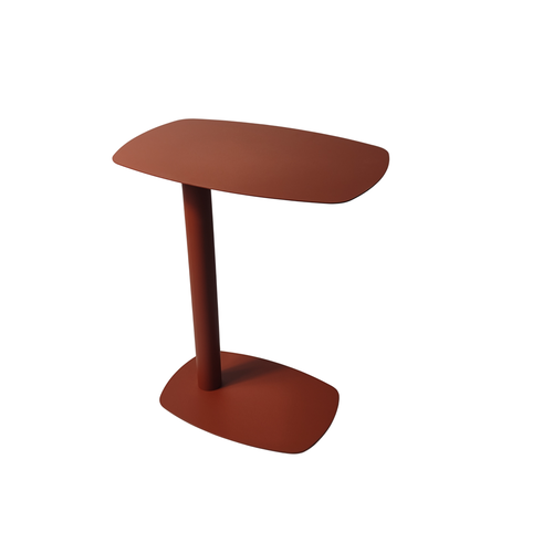 фото Журнальный столик металлический eanna s, вшг 51*42*28, терракотовый, приставной stool group