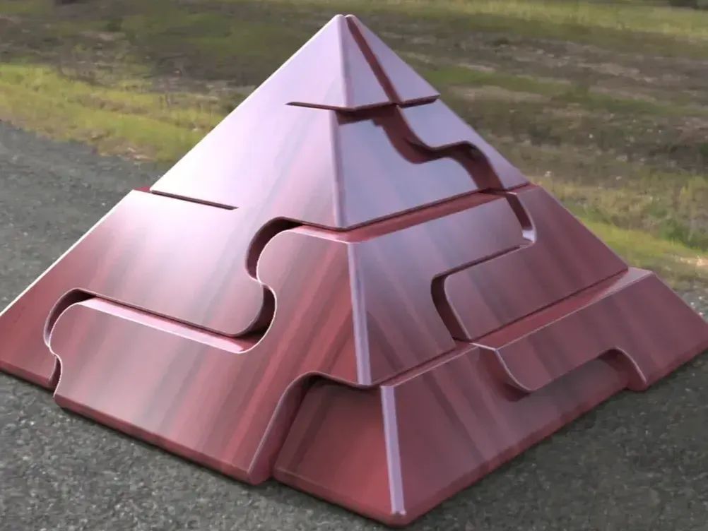 3D-пазл сборный геометрический, PLA, 3D-печать, арт. PZ-PUZ-MW-779504