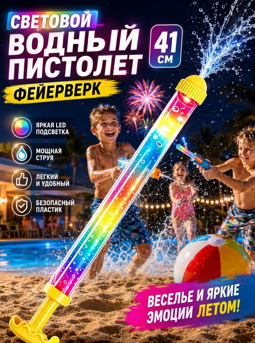 Ослепительный Фейерверк Водяной Пистолет