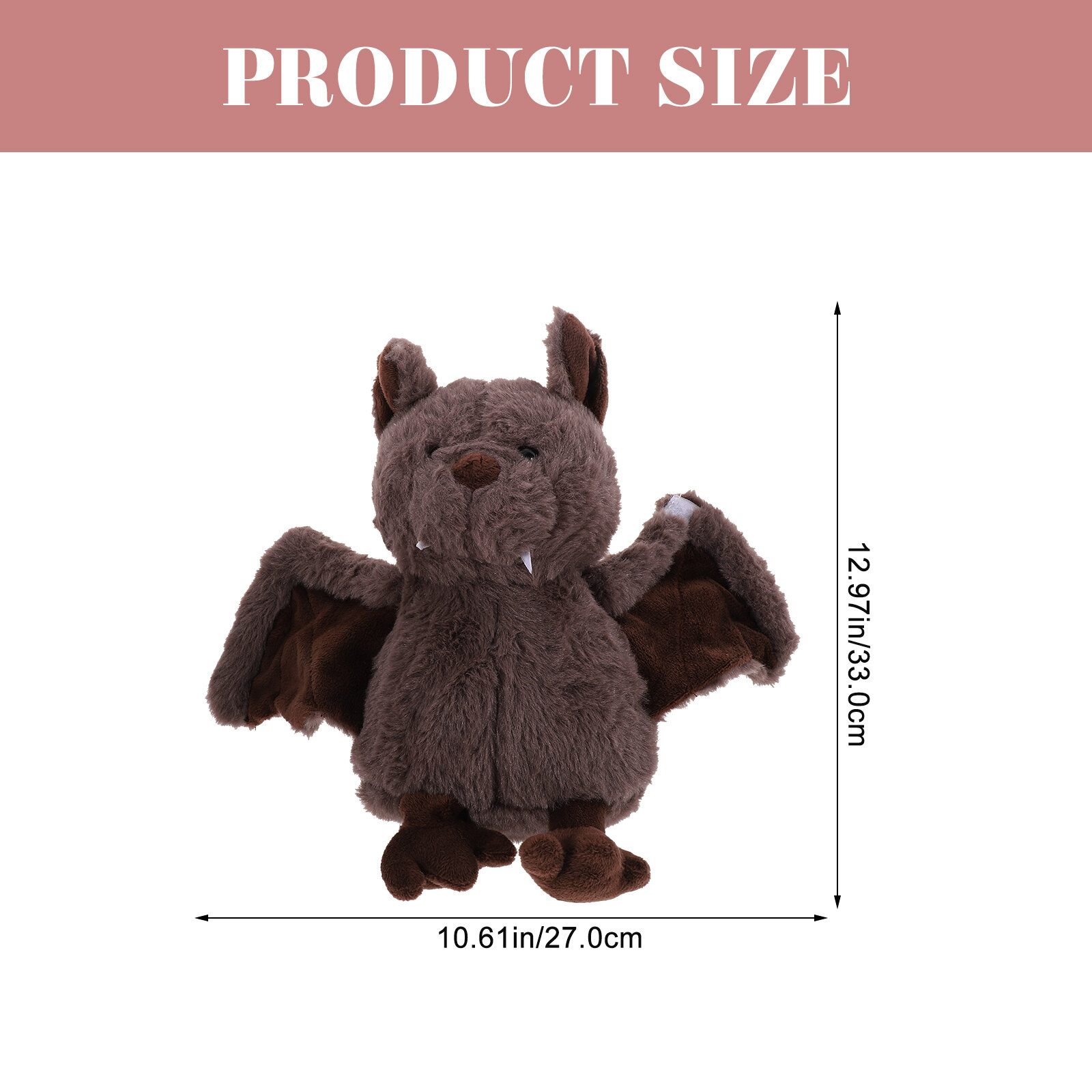 Игрушка В Forme Of Bat Плюшевая Игрушка Декоративная Задача Для Детей 27X13Cm