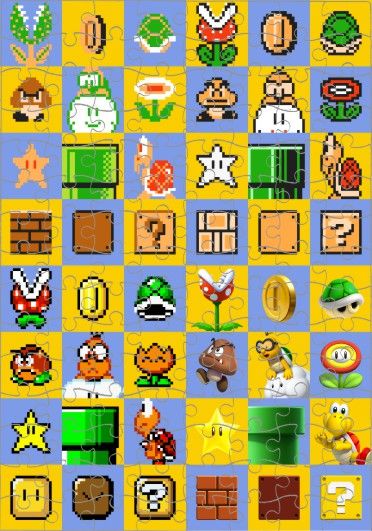 Пазл Марио/ Mario №8, А4