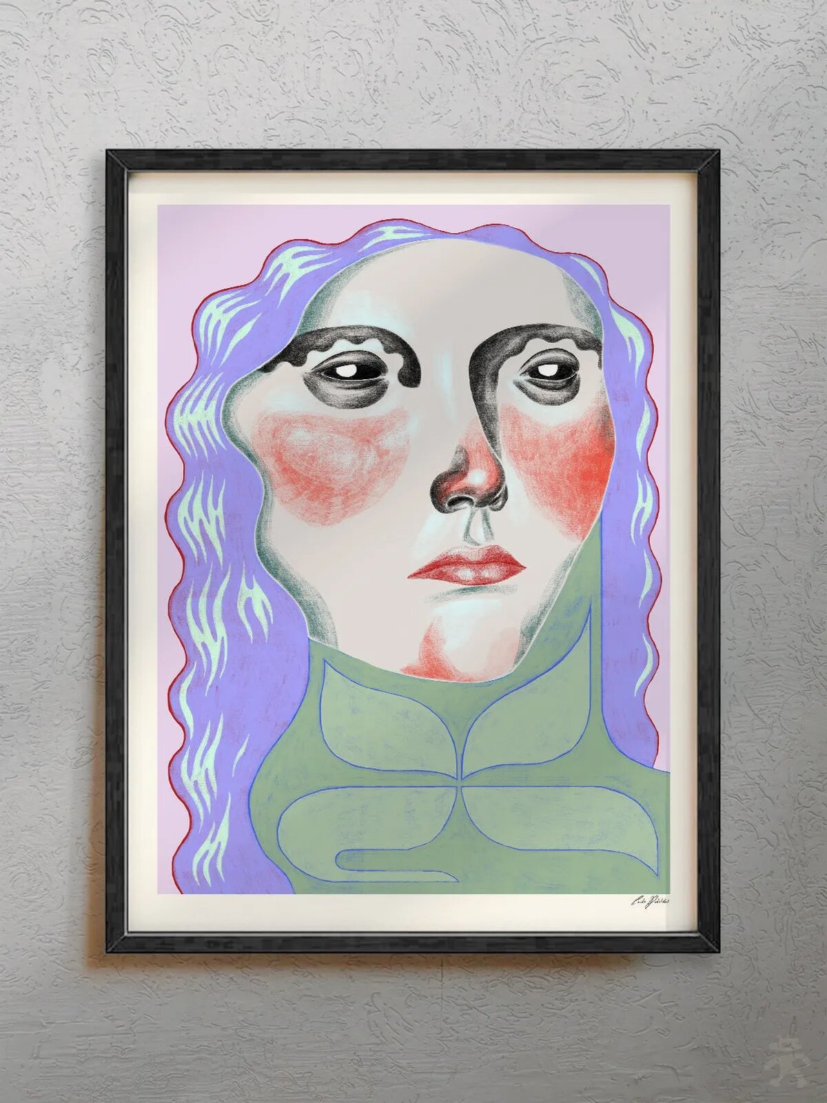 Интерьерный постер "Curious" в стиле pinterest, формата 30x40 см.