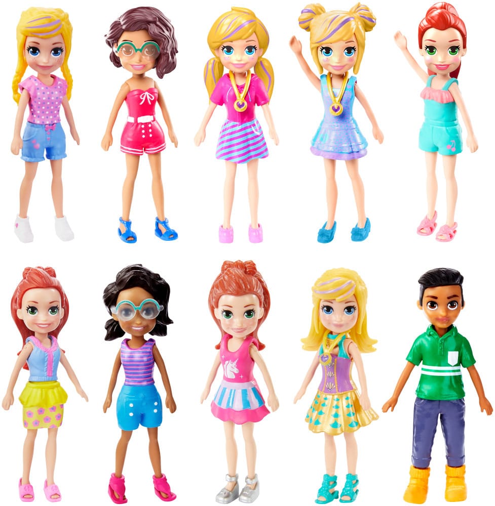 Мини-кукла Polly Pocket базовая, 7,5 см, 1 шт