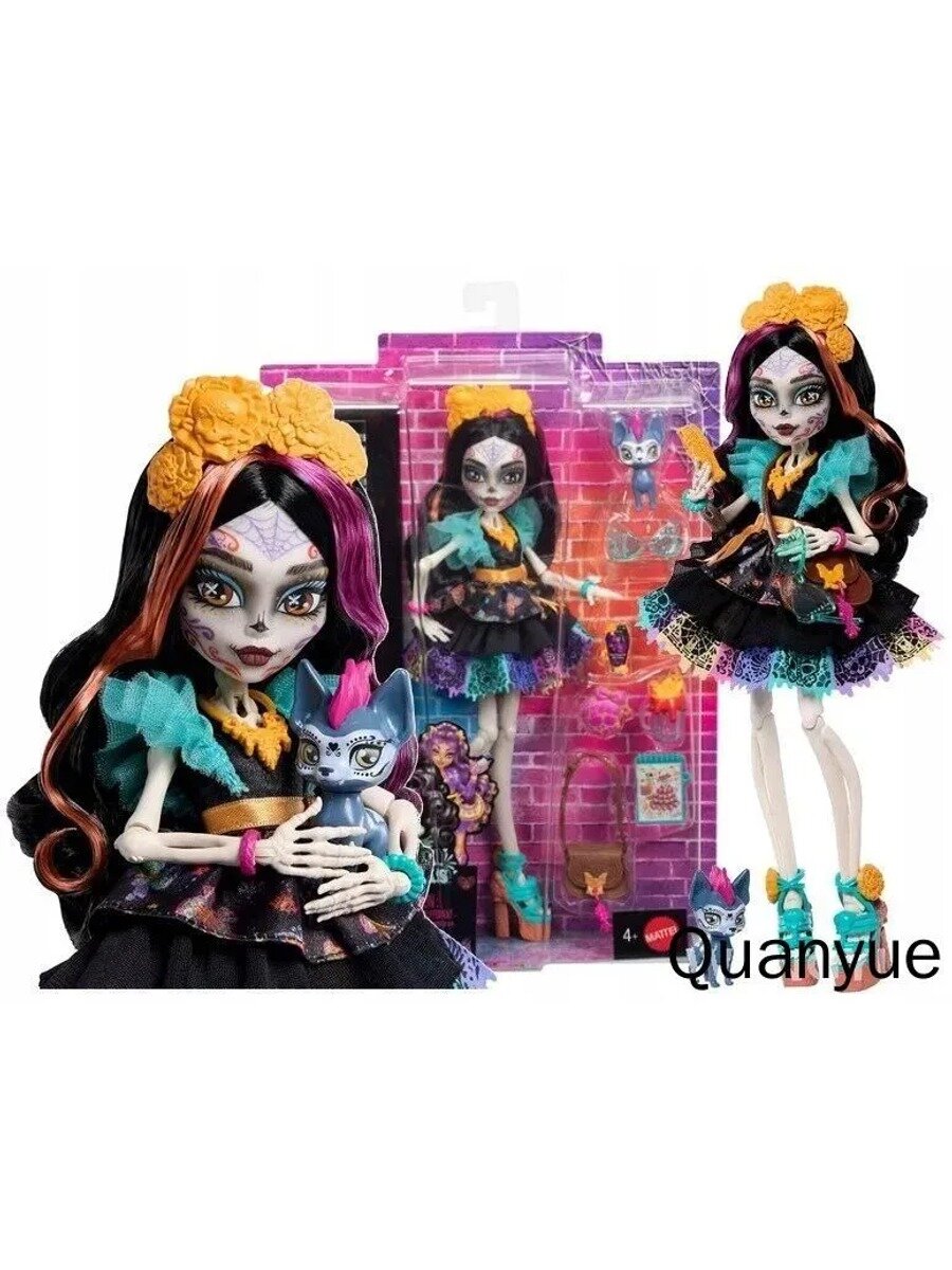 Кукла Monster High Skelita Calaveras G3 Монстер Хай Скелита JHK34 серийная стандартная модель