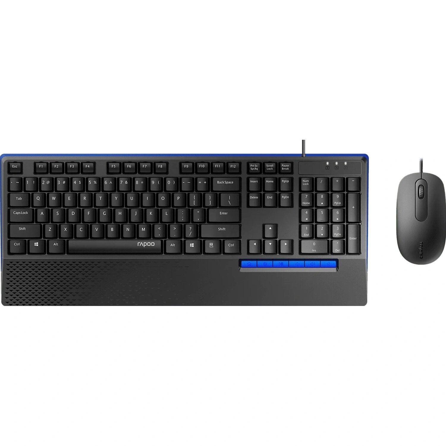 Rapoo Уценка. Комплект проводной клавиатура и мышь Rapoo NX2000