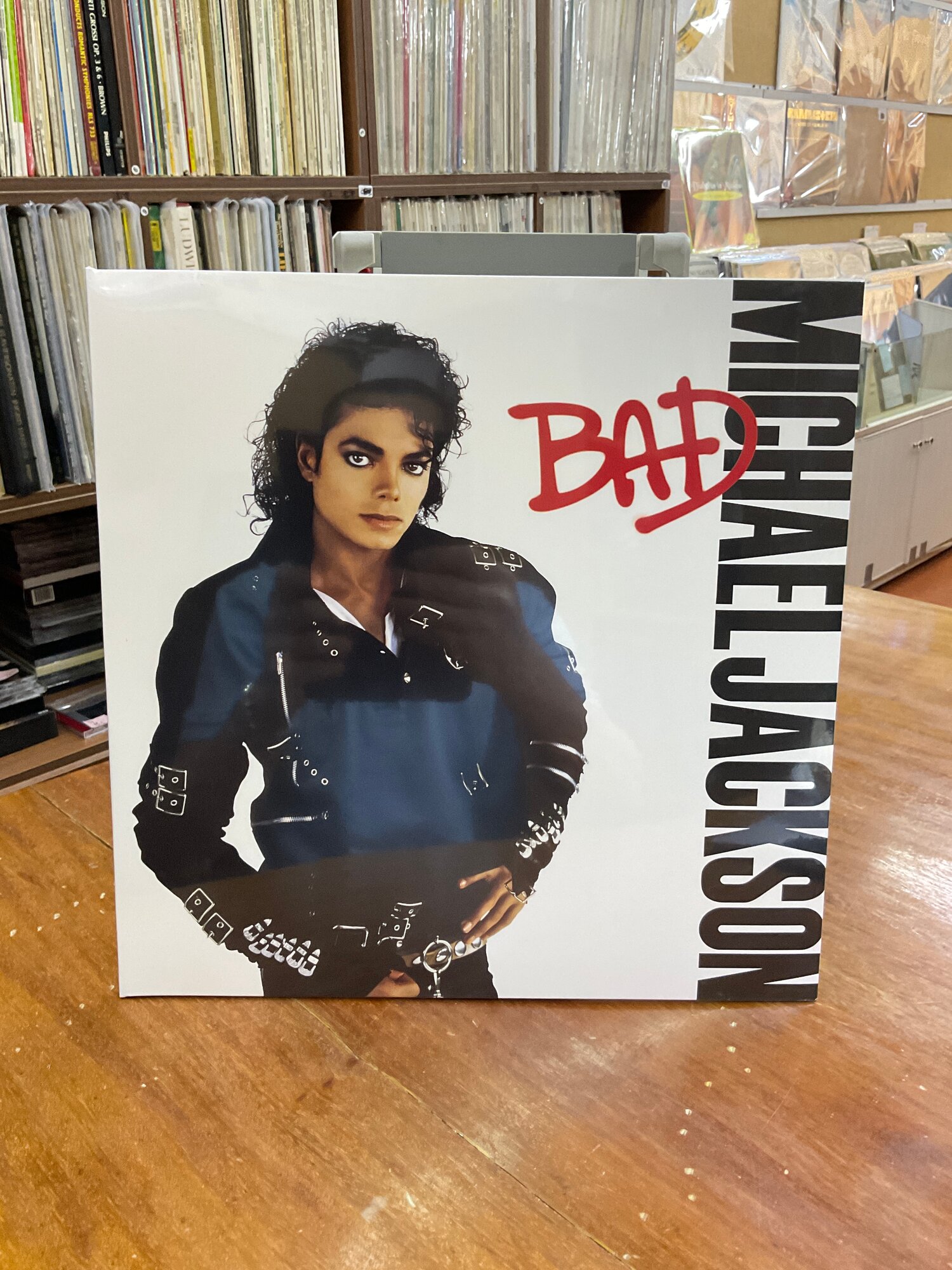 Michael Jackson Bad Vinyl black lp, Виниловая пластинка в черном цвете Michael Jackson Bad, коллекционная пластинка для