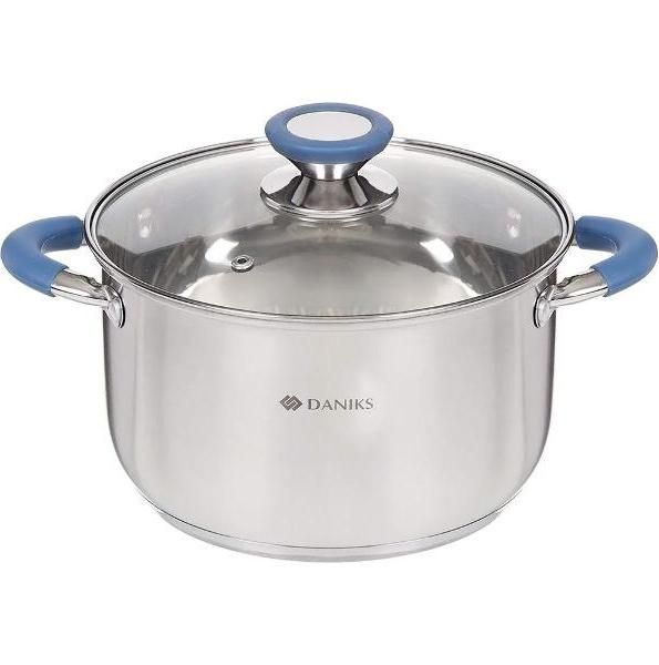 Кастрюля с крышкой Daniks Сиена SD-A93-20 3.9 л