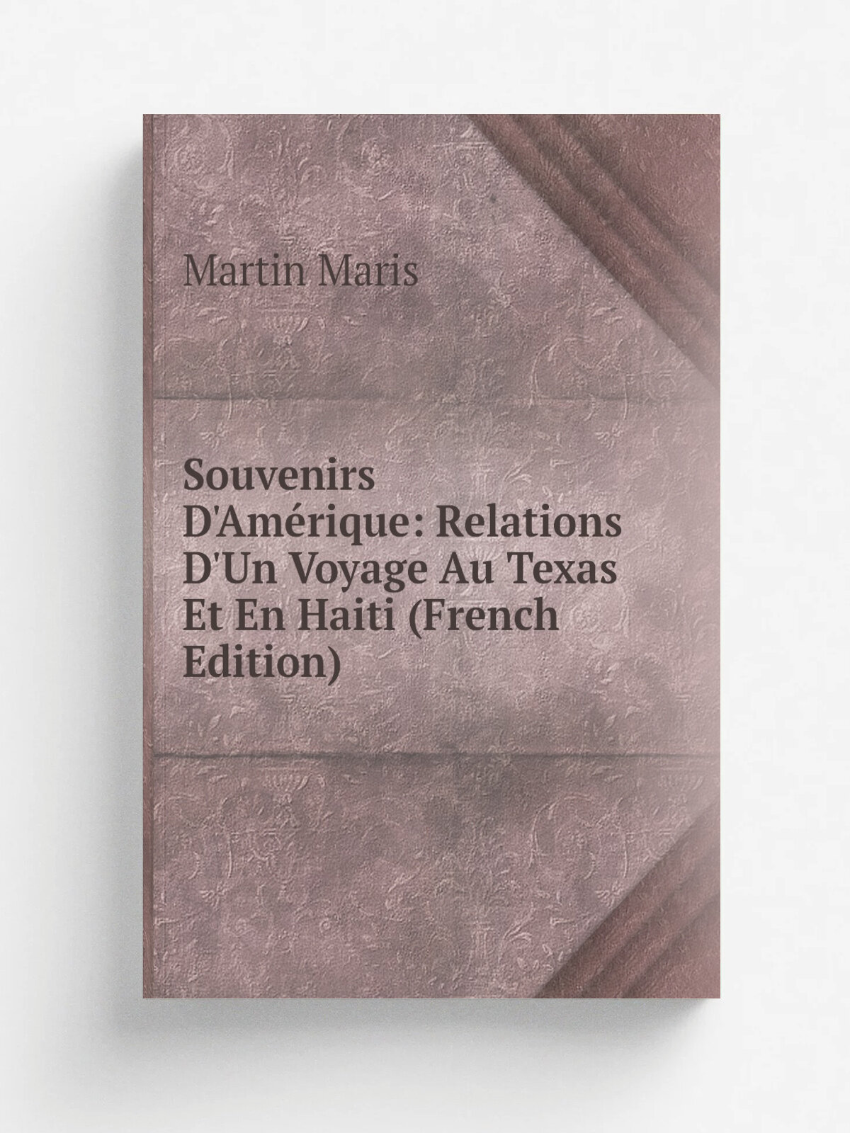 Souvenirs D'Am. rique: Relations D'Un Voyage Au Texas Et En Haiti (French Edition) | Martin Maris | Репринт