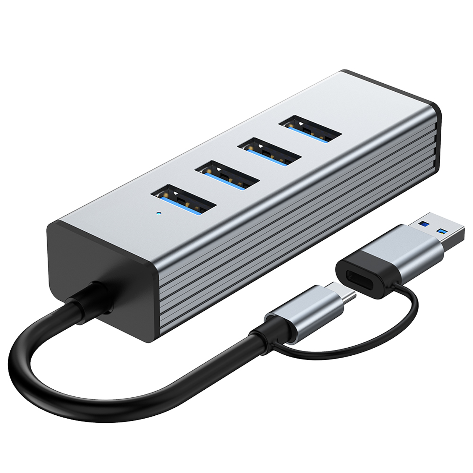 USB3.0 концентратор 4 порта 10Gbps с разъемом Type-C