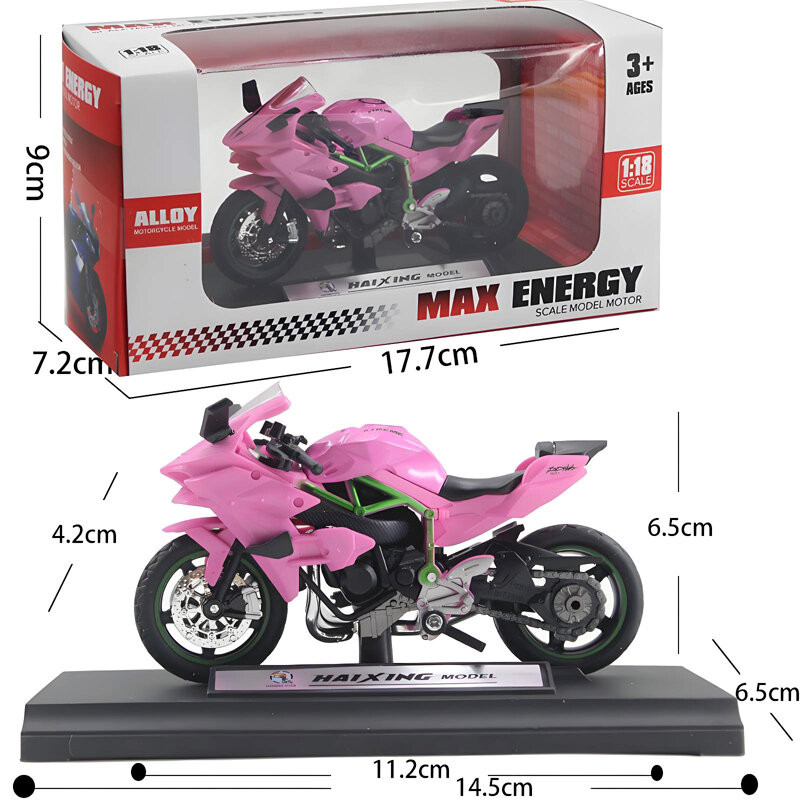 Модель Мотоцикла Kawasaki Из Сплава Масштаб 1:18, Коллекционная Игрушка Для Мальчиков, Подарок На День Рождения