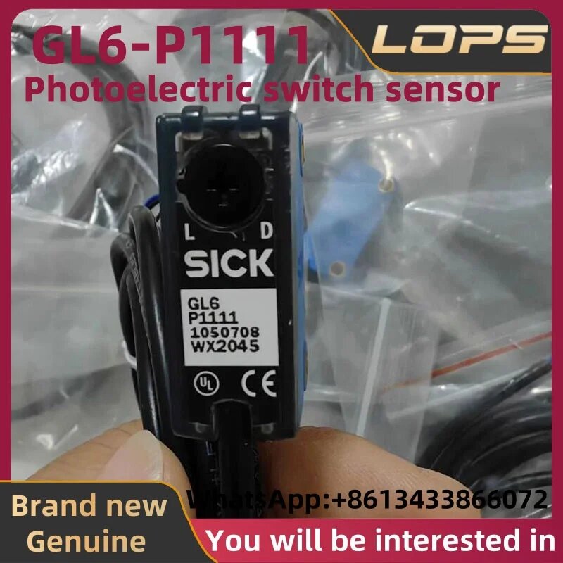 GL6-P1111 Совершенно новый оригинальный датчик фотоэлектрического переключателя SICK, большое количество на складе, добро пожаловать на консультацию