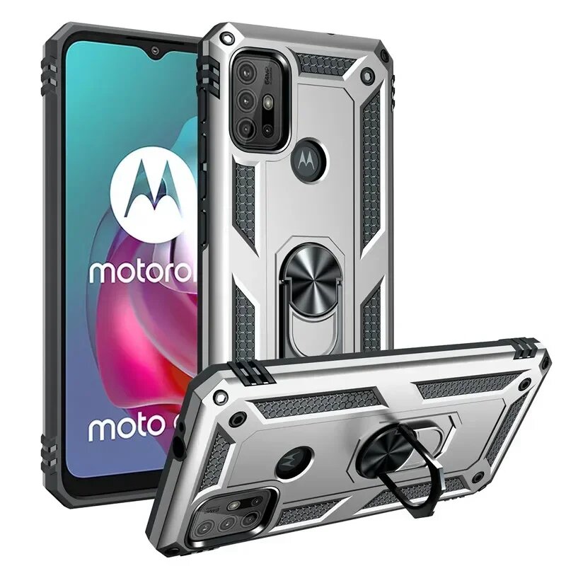 Чехол для Moto G50 5G G60 G60S G100 G200 для Motorola Moto G10 G20 G30, бронированный противоударный чехол для телефона с магнитным кольцом