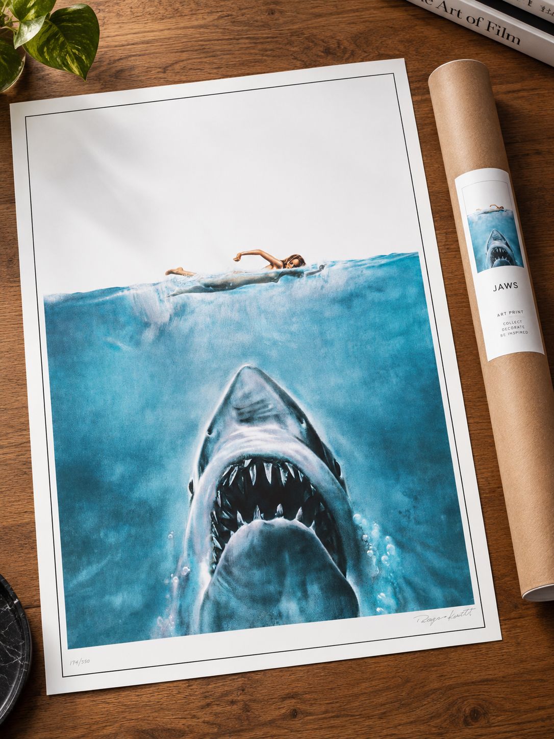 Постер Челюсти / Jaws - без рамы, размер A3