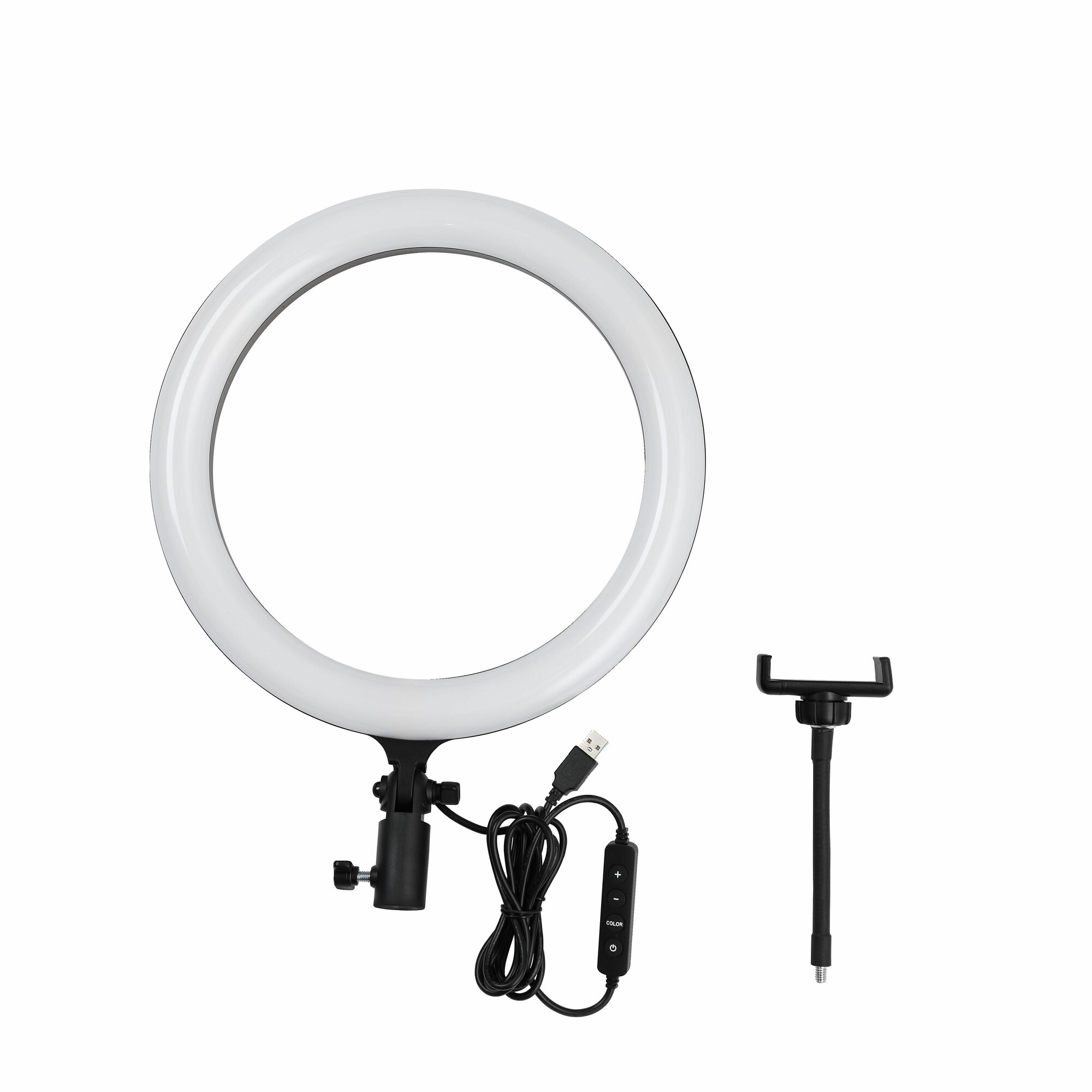 Осветитель кольцевой Godox LR120 LED Black, кольцевая лампа, студийный свет для видеосъемок, видеосвет, фото, постоянный