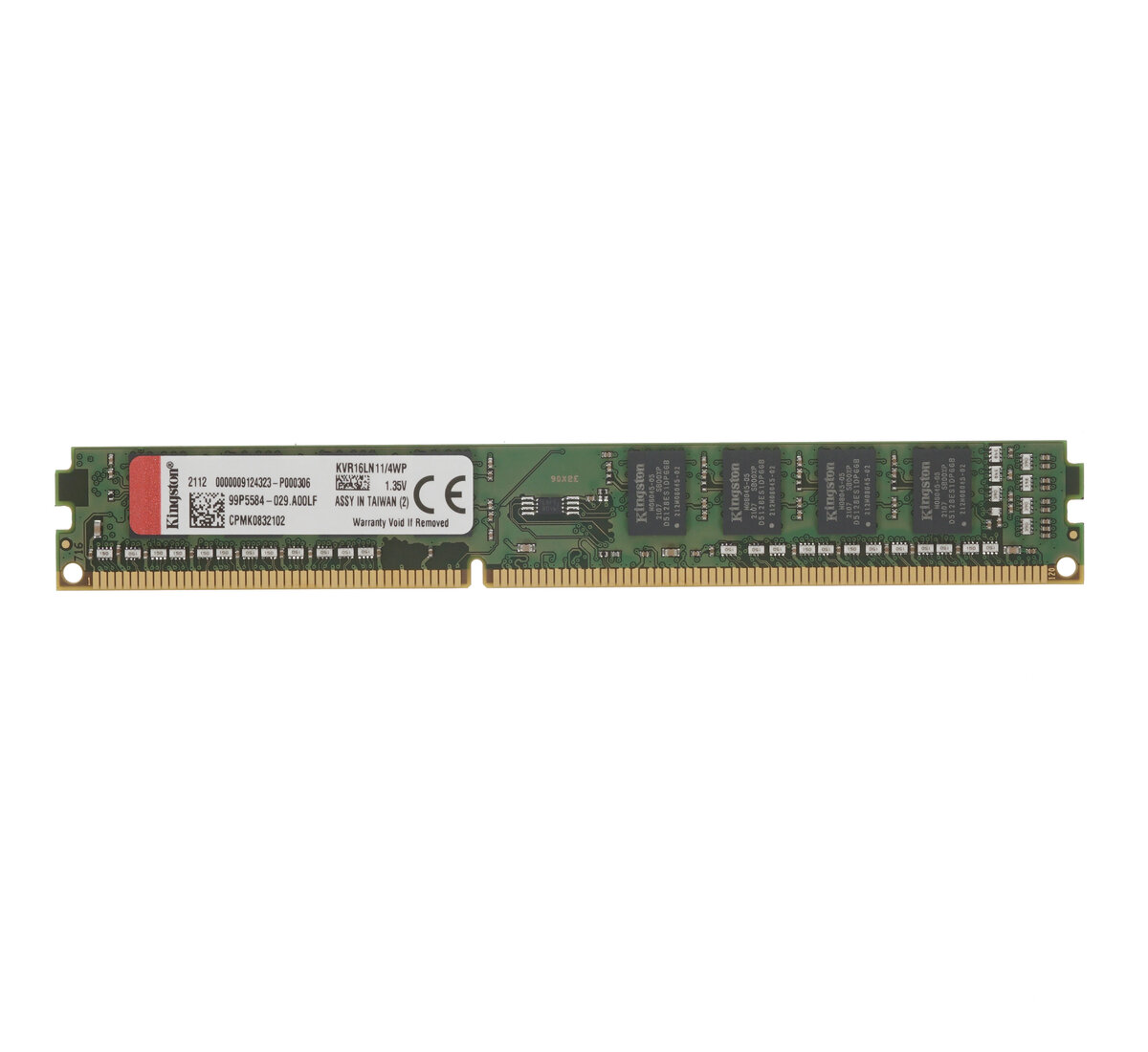 Оперативная память DDR3L 1600 4gb Kingston OEM / CL11 / KVR16LN11/4WP