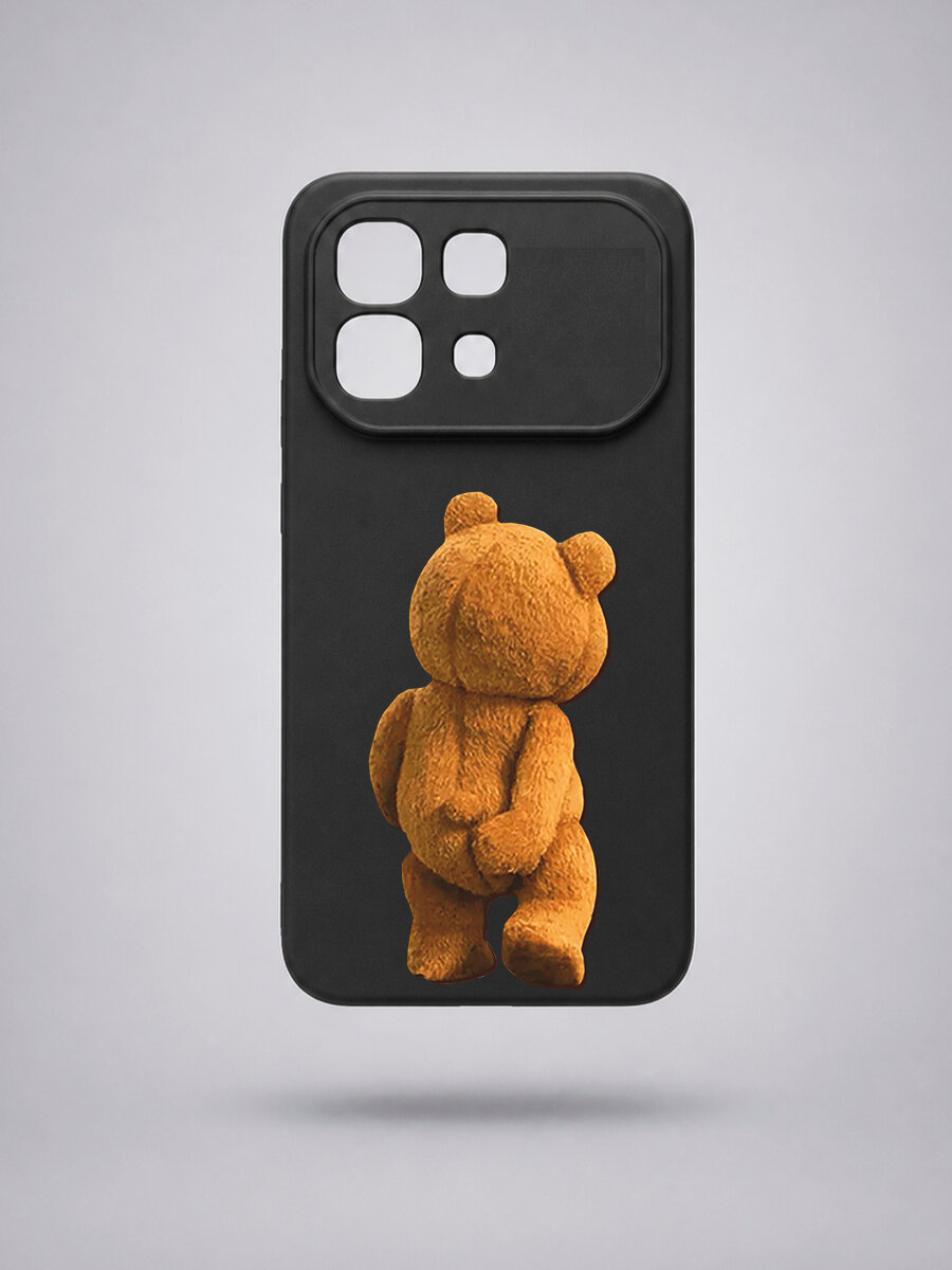 Чехол для Infinix NOTE 60, силикон, Тед, soft touch, матовый, мягкий, тонкий