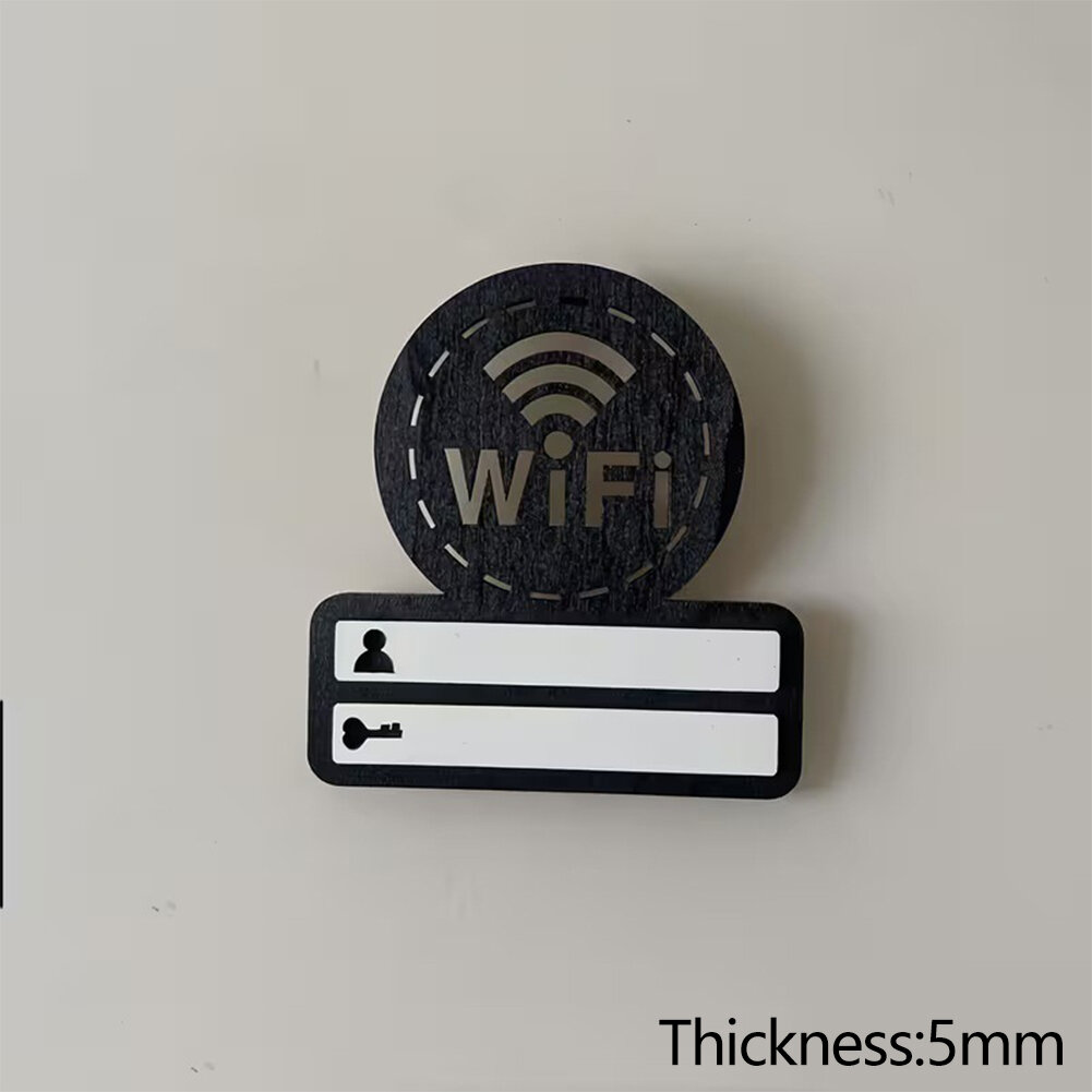 Плоская винтажная табличка с значком WiFi, декор для дома