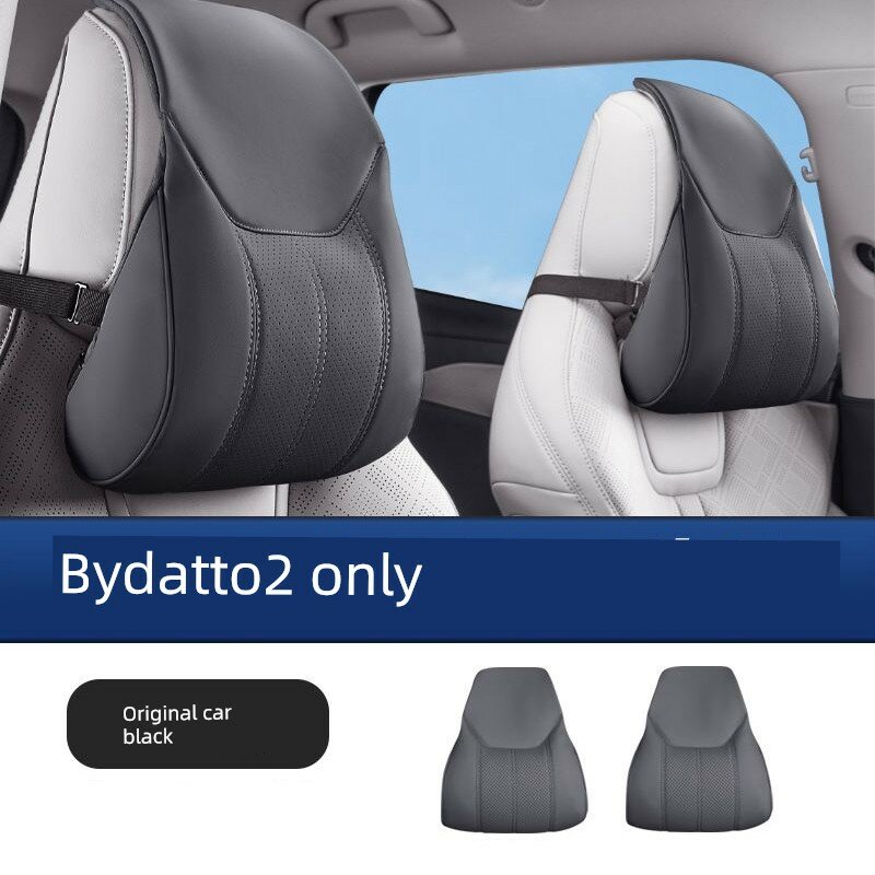 BYD atto2 Переднее сиденье подголовник подушка 2-шт комплект в черном цвете для правостороннего управления