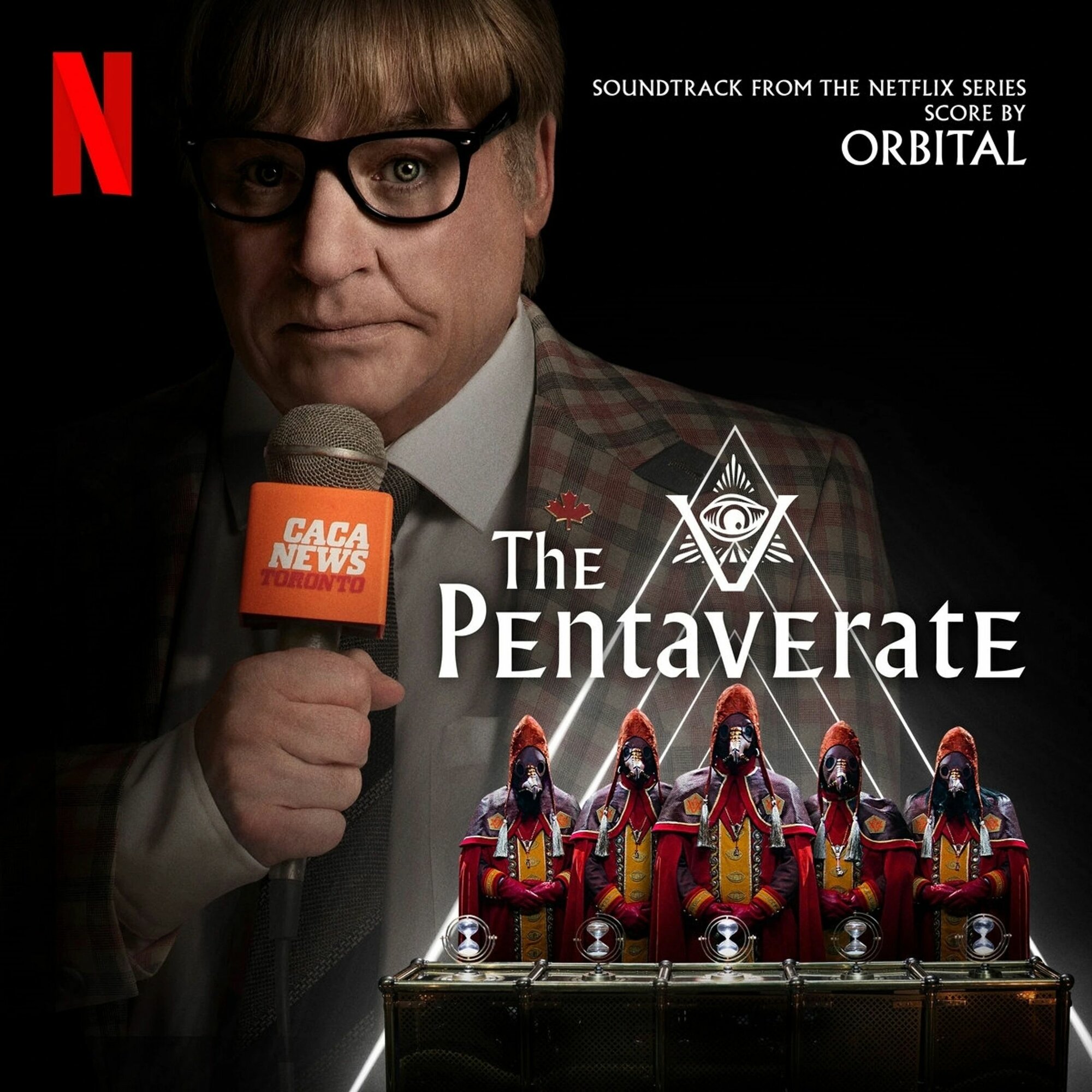Виниловая пластинка OST - The Pentaverate (Orbital) (2LP) 2023, Металлик золотисто-чёрный дымчатый винил