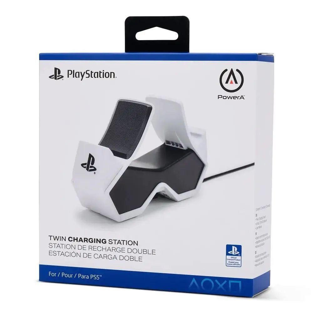 Зарядная станция для 2-х геймпадов PS5 Dualsense PowerA Twin Charging Station