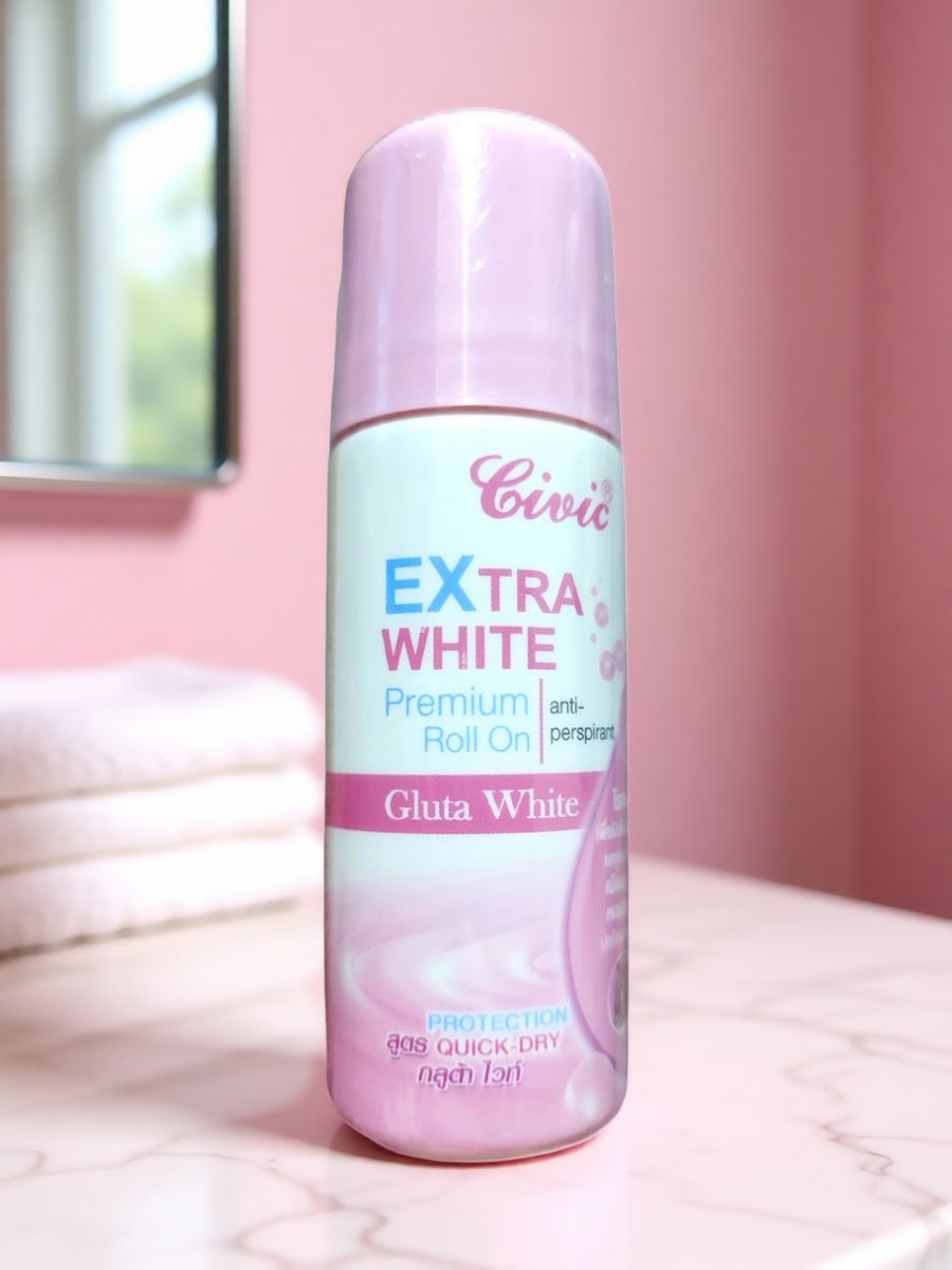 Дезодорант антиперсперант Глутатин Extra White Premium Roll On Gluta Whate Civic Тайланд, 60 гр