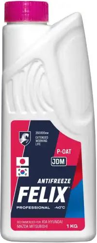 Антифриз FELIX JDM PINK 1 kg готовый розовый до -40 G12++