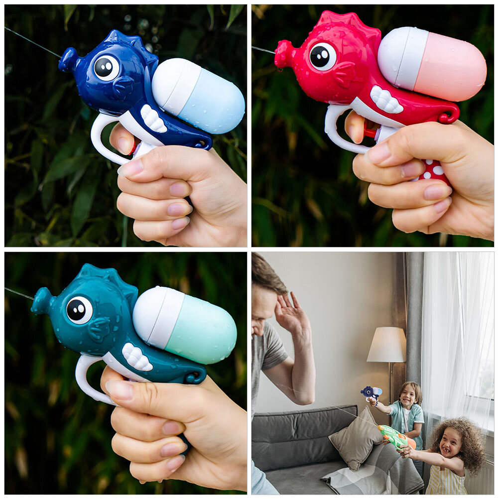 Игрушки Для Водных Игр 4 Штуки В Forme Коня С Морским Коньком Для Детей Размер 14.00X12.00X4.50Cm